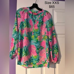 Lilly Pulitzer Elsa top XXS never worn